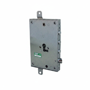 Serrure de porte blindée européenne Mottura SX 85.571/37 sans clé, 3 clés en laiton, corps ABS, interaxe 85 mm, finition blanche - Product Image 2