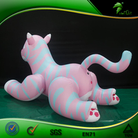 Combinaison gonflable double couche personnalisée Hongyi Costume de tigre gonflable portable
