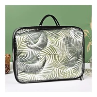 Sac rétractable en PVC EVA de haute qualité avec fermeture éclair pour draps, oreillers, parapluies, emballage personnalisé avec logo, recyclable