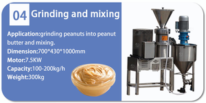 Máquina para Hacer Mantequilla de Maní a Pequeña Escala, Línea de Producción de Pasta de Avellanas, Almendras, Anacardos y Sésamo, Precio de la Línea de Producción de Mantequilla de Frutos Secos - Product Image 4