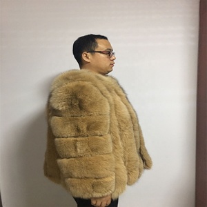 2019 Vendita Calda <span class=keywords><strong>Cappotto</strong></span> di Pelliccia di Volpe Con La Banda di Design/Giacca di Pelliccia di Modo - Product Image 2