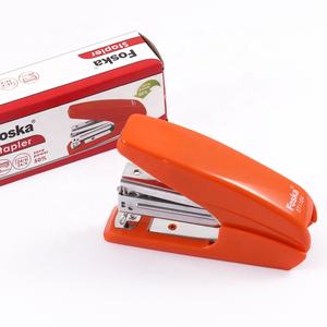 फोस्का ऑफिस स्टोर ऑरेंज ब्लू ब्लैक 25 शीट्स एक फिंगर टच स्टेपलिंग के साथ सहज डेस्कटॉप स्टेपलर - Product Image 6