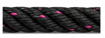 Corde en polyester torsadée noire de qualité supérieure, haute résistance, résistante aux UV, à l'humidité et à l'abrasion, durable, pour la marine, l'industrie et l'agriculture - Product Image 2