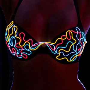 Drive 'Em Crazy Glow Bra-Burning man, quần áo lễ hội, EDM, thế giới ngày mai, Halloween, trang phục - Product Image 1