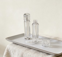 Nouveau style – Contenant transparent personnalisé et unique pour brillant à lèvres – Tube vide rond pour gloss – Vente en gros
