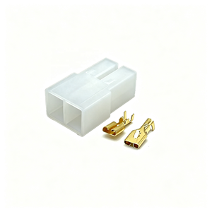 Connecteur de borne de faisceau de câbles étanche 2 broches pour voiture, boîtier en plastique, type fiche femelle 180923-5 - Product Image 2