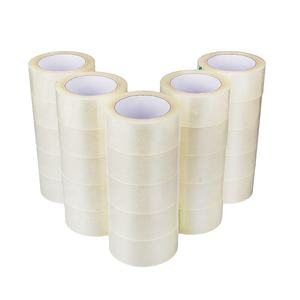 Yüksek kaliteli şeffaf akrilik tek taraflı BOPP su geçirmez ambalaj bandı 50mm X 50m Jumbo rulo <span class=keywords><strong>Sellotape</strong></span> karton sızdırmazlık için - Product Image 2