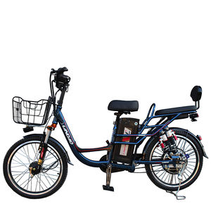 Bicicleta Eléctrica urbana, bici de 22 pulgadas, 48V, 350W, con marco de acero de dos <span class=keywords><strong>ruedas</strong></span> - Product Image 1