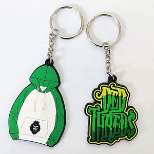 The Cheapest Promotional Gifts No Minimum <b>Custom</b> logo Name Soft Rubber Pvc Keychains - Product Image 1