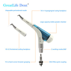 Unidad de Pulido Dental Portátil Greatlife Dent, Pistola de Chorro de Aire <span class=keywords><strong>para</strong></span> Limpieza Bucal y Eliminación de Manchas - Product Image 4