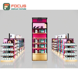 Custom Wig Display Counter Glass Top Lockable Drawer Multi <b>Shelf</b> Hair Store Display Counter Cabinet Unit - Product Image 6