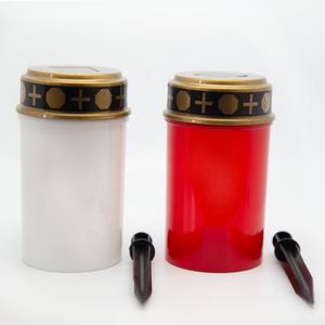 照明付き墓地墓ソーラーライト用LED墓ソーラーキャンドルLED墓ライト - Product Image 4