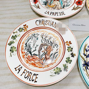 Nouvelles Assiettes de Dîner en Céramique Tarot Moon, Ensemble de 4 Assiettes avec Boîte Cadeau - Product Image 3
