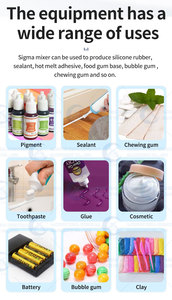 Tự động nhà máy chất tẩy rửa Sigma Mixer Z Sigma Mixer đùn cho Silicone cao su plasticine CMC - Product Image 6