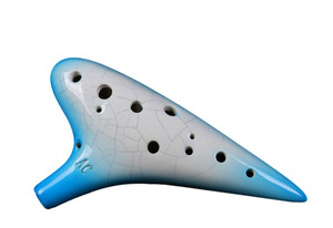 Ocarina en céramique Alto C à 12 trous, instrument à vent portable pour l'enseignement des étudiants et comme cadeau musical - Product Image 2