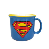 Tasse de camping personnalisé en céramique, en émail, avec logo personnalisé, pour le camping