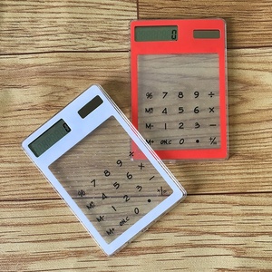 Trong Suốt Máy Tính Năng Lượng Mặt Trời 8 Màn Hình LCD Chữ Số Khuyến Mại Biểu Tượng Tùy Chỉnh Siêu Mỏng <span class=keywords><strong>Mini</strong></span> Pocket Kích Thước Nhìn Thấy Rỏ Máy Tính Đối Với Quà Tặng - Product Image 6
