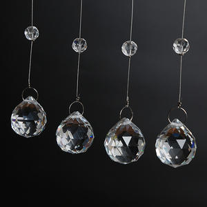 O-X392 all'ingrosso 100cm cristallo trasparente perlina di vetro ghirlanda di cristallo appeso filo arco in rilievo tenda di cristallo per la festa nuziale - Product Image 6