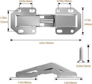 Free samples Sales Volume First High Quality 90 Degree Hydraulic Frog Hinge Kitchen Cabinet Furniture <b>Hardware</b> - Product Image 2