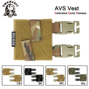 Gilet tactique AVS MOLLE avec boucles de retrait rapide, compatible avec les gilets TMC, accessoires de chasse en nylon et polyester - Product Image 2