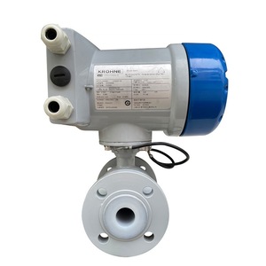 เครื่องวัดการไหลแบบแม่เหล็กไฟฟ้า Krohne Optiflux4300C รุ่น 09999mh แบบเชื่อมต่อหน้าแปลน สำหรับการวัดของเหลว - Product Image 1