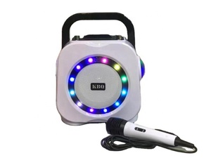 ลำโพงโฮมเธียเตอร์แบบพกพาลำโพงคาราโอเกะเสียงเบสไฟสีสำหรับเด็ก Joy และไมโครโฟน - Product Image 2