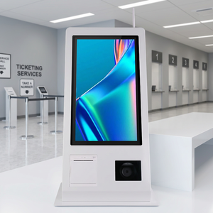เครื่อง POS แบบ All-in-One ระบบ Windows 7/10 สำหรับบริการตนเอง พร้อมระบบชำระเงิน NFC และ QR Code  แบบคีออสก์ สมาร์ท POS เทอร์มินัล - Product Image 1