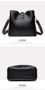 Fashion New Designer Crossbody Bags High Quality PU Leather Shoulder Messenger Bucket Bags Casual Totes Luxury Women <b>Handbags</b> - Product Image 4