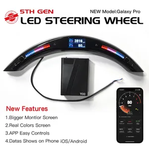 Volant intelligent personnalisé en fibre de carbone TDD avec LED pour Acura Galaxy Pro - Product Image 4