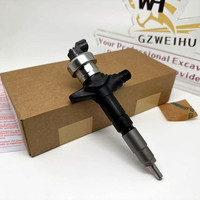 Inyector de Combustible Diésel 095000-6980 8-98011604-6 8-98011604-7 para Motor Isuzu 4JJ1, Repuestos para Excavadora