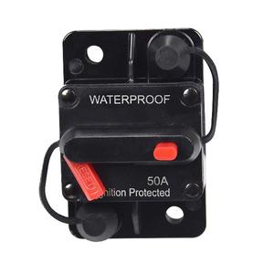 Disjoncteur Audio stéréo pour bateau Auto, 30 — 300 A, prise de réinitialisation manuelle, 50A, pour <span class=keywords><strong>voiture</strong></span> - Product Image 3