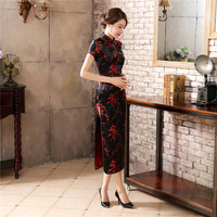 Vente en gros Long Brocart Open Performance Runway Show Party Slim