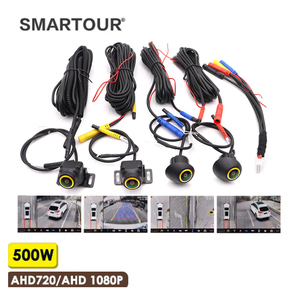 Smartour AHD <span class=keywords><strong>CCD</strong></span> 1080P Xe Đảo Ngược <span class=keywords><strong>360</strong></span> Toàn Cảnh Sao Lưu Máy Ảnh Cảm Biến Đảo Ngược Không Thấm Nước Xe Trợ Lý Phía Sau Xem Kit - Product Image 1