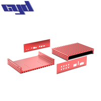 Boîtier électronique personnalisé OEM Boîtier de circuit imprimé monobloc en métal extrudé Boîtier en aluminium Boîtier d'extrusion anodisé