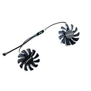 สำหรับ ZOTAC GEFORCE GTX 970 กราฟิกการ์ด 4PIN 75 มม.GA81O2U GA81S2U <span class=keywords><strong>GTX970</strong></span> พัดลม GPU - Product Image 3