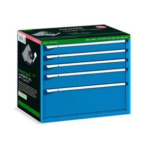 Fami Master Key Comfort <b>Drawer</b> Cabinet 5 <b>Drawers</b> 1020x726x850 Mm Green Ral6011 <b>Tool</b> Storage - Product Image 2