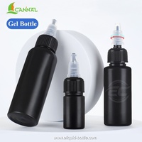 Flacon en gel compressible Ecannal avec bouchon rotatif, bloquant la lumière noire, disponible en 10 ml, 20 ml, 30 ml, 50 ml, 100 ml, 200 ml, 250 ml, 300 ml, 400 ml, 500 ml, 1000 ml