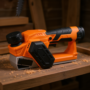 Raboteuse à bois sans fil portative 2-1/5 pouces, batterie au lithium 12V, profondeur de coupe réglable pour le travail du bois DIY - Product Image 2