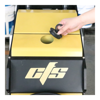 Ponceuse-polisseuse industrielle CFS pour béton et terrazzo époxy avec commande PLC 18500W 220V/380V Fonctionnement automatique 658kg