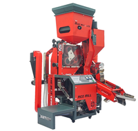 Machine à décortiquer le riz avec tamis vibrant, décortiqueuse de riz paddy multifonctionnelle, équipement de moulin à riz pour usage domestique et petites exploitations agricoles