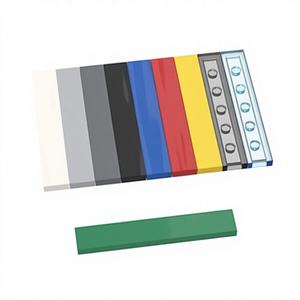 [50g/set] Compatible avec Lego 6636, blocs de construction à petites particules, pièces et composants techniques MOC, <span class=keywords><strong>panneau</strong></span> lisse 1X6 - Product Image 1