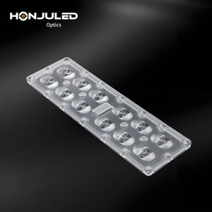 عاكس ضوئي HZ-250X75-12H1-T2-3030 من HONJULED، 12 في 1، لمصباح الشارع، محدب مستوي، مصنوع من مادة البولي كربونات، نفاذية 92%، بيضاوي الشكل 125 - Product Image 1