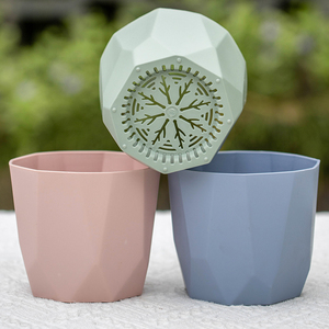 Mini maceta de plástico grueso de colores para el hogar, macetas decorativas para jardín y vivero para plantas <span class=keywords><strong>suculentas</strong></span> - Product Image 5