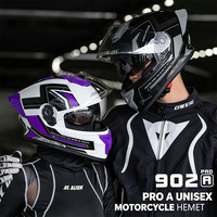 Casco de Ciclismo Integral Personalizado con Certificación DOT, Fabricado en ABS |   Equipo de Ciclismo de Doble Lente para Otoño |   Gorra de Seguridad Profesional OEM ODM