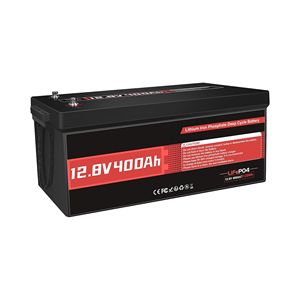 Batería de Litio LiFePO4 de 12.8V 400Ah 5120Wh con BMS de 200A Integrado, Más de 15000 Ciclos para Almacenamiento de Energía Solar en Casas Rodantes y Sistemas Aislados - Product Image 1