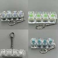 Wholesale Durable Keychain and Lightweight Keychain Luminous Keycap Keychain Toy Fidget for Anxiety Relief Gift Supply