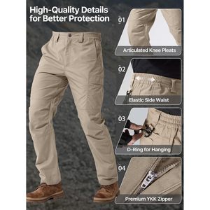 FOXA Men's <b>Work</b> <b>Cargo</b> <b>Pants</b> Stretch Water Resistant Ripstop Tactical Outdoor Hiking <b>Pants</b> - Product Image 6