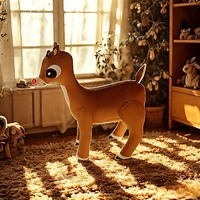 Cerf Sika gonflable en PVC personnalisé jouet pour décorations extérieures accessoire de piscine pour enfants