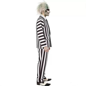 Disfraz de Cosplay de Beetlejuice 2 para Adultos, con Rayas Blancas y Negras, Traje de Betelgeuse para Halloween - Product Image 3
