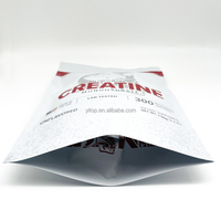 Sacs refermables personnalisés en aluminium mat ou brillant, résistants à l'humidité, à fond plat, avec logo personnalisé, qualité alimentaire, pour protéines de lactosérum